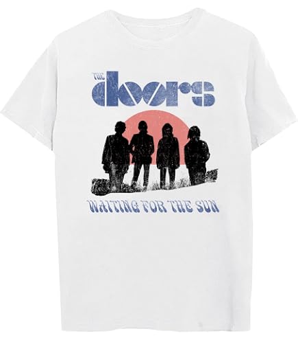 Amazon.com: The Doors Morrison Swirl T-Shirt, Black, Small